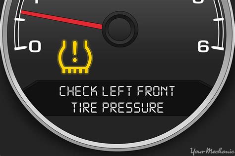 what does a tire pressure light look like? how about the feeling of being under-inflated?